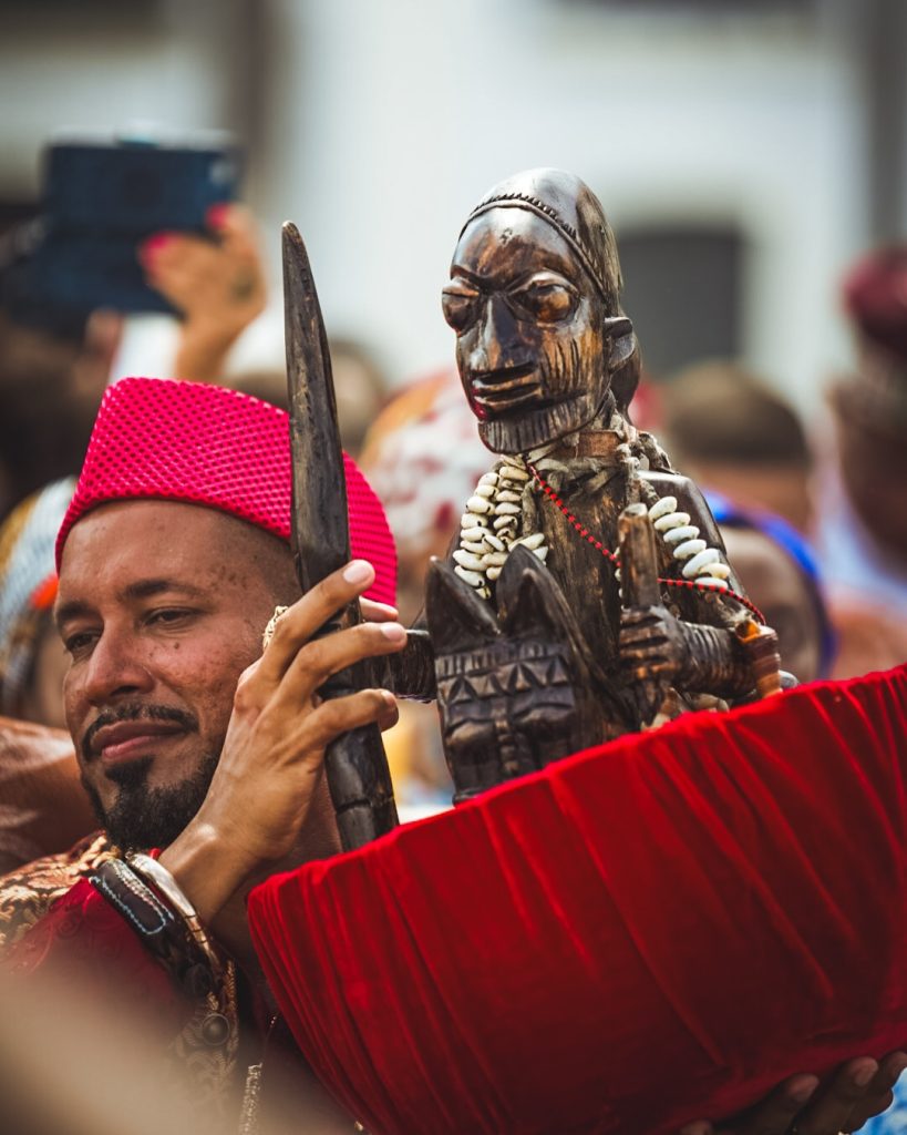 Imagem da festa de Olojá em Salvador
